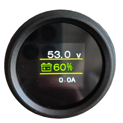 Hornet Energy State of Charge Meter – Digital Battery SOC Display for Lithium Golf Cart Systems (HN-SOC-RND)