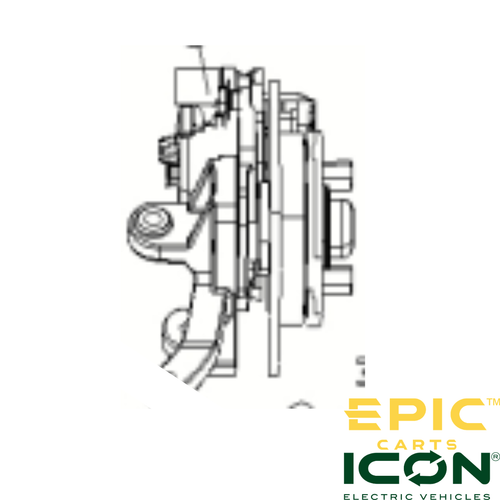 This OEM replacement Driver Side (Left) Steering Knuckle Assembly was designed to meet or exceed original manufacturer expectation
 
 Specifications - Fits ICON and EPIC Golf Cart Models: i60LX, E40FX¬†
