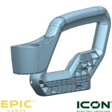 Driver Side (Left) Flip Seat Armrest for EPIC E60FX and ICON i40X, i60LX Golf Carts