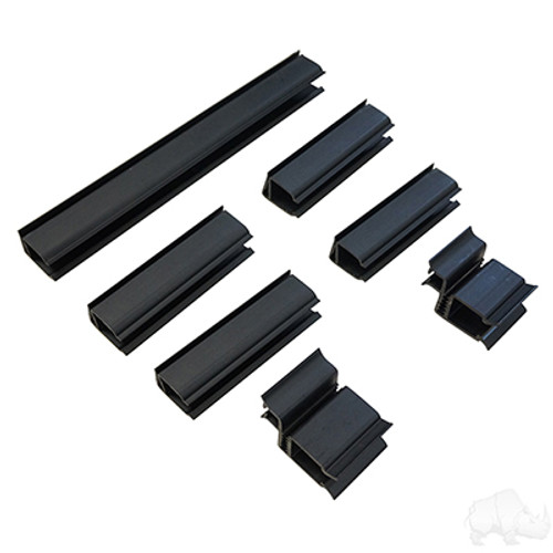 Club Car DS Windshield Mounting Kit 1984-1999 (1" Channel), WIN-9002