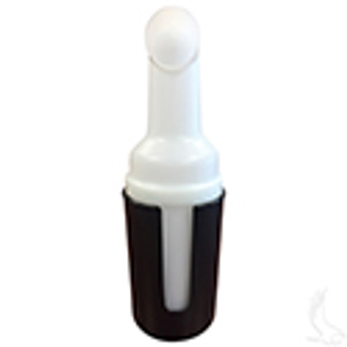 Golf Cart Sand Bottle & Rattle Proof Holder, 35oz Capacity, ACC-0044A, 13909+13921, 13927, 13929