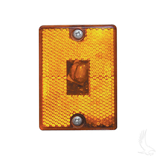 Turn Signal Marker Light, Amber for EZGO Golf Cart - X444 1989-1994, ST350 1996+, LGT-210, 20570G2, 20574G2, 2407