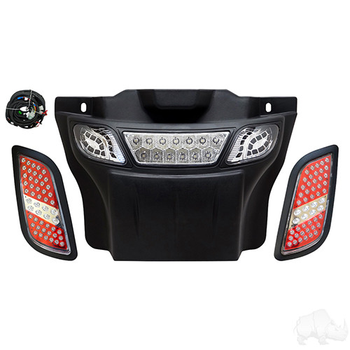 EZ-GO RXV Golf Cart RHOX Complete Light Bar Bumper Kit, LED Bulbs, LGT-311L EZ-GO RXV Golf Cart RHOX Complete Light Bar Bumper Kit, LED Bulbs, LGT-311L