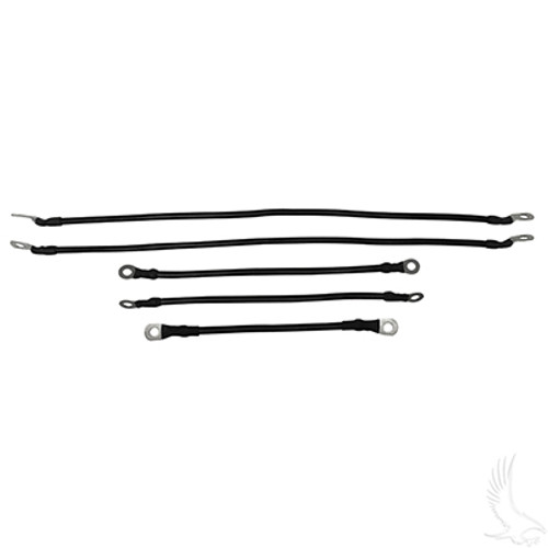 6 Gauge Battery Cable Set for Club Car 8V Precedent / Tempo Golf Carts (2008-Up), BAT-1026