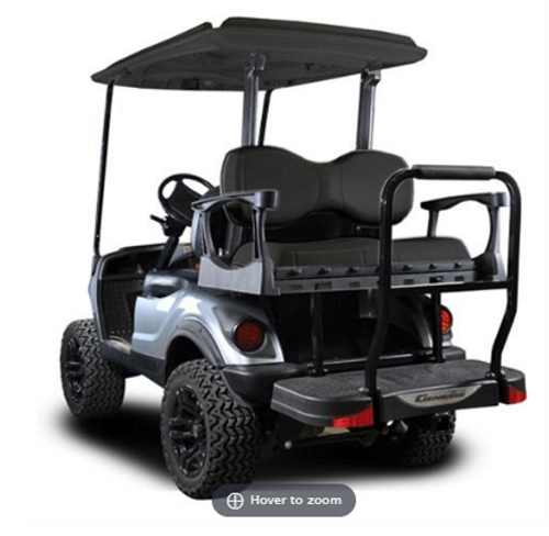 MadJax Genesis 300 Deluxe Black Aluminum Rear Flip Seat - Yamaha Drive2 2017-Up, 01-122-202D MadJax Genesis 300 Deluxe Black Aluminum Rear Flip Seat - Yamaha Drive2 2017-Up, 01-122-202D