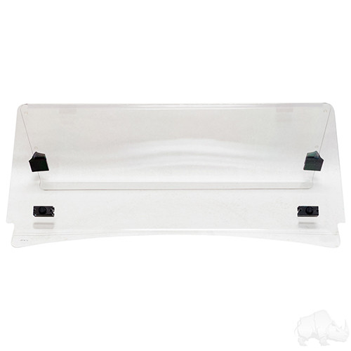 EZ-GO ST/Workhorse Clear Golf Cart Fairway Impact Modified Windshields, WIN-4020