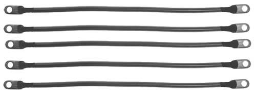 Battery Cable Set 6Ga Club Car Yamaha36V, 1256, 1010958