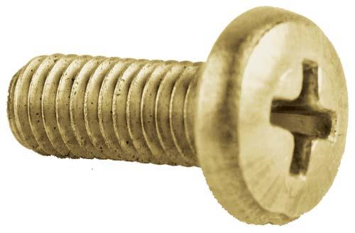 Screw, 1/2" Brass, For Male Pin, 14452