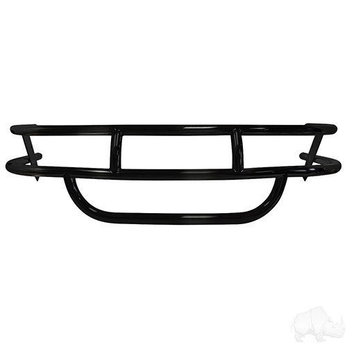 E-Z-GO TXT Golf Cart Black Powder Coated Steel Front Brush Guard for EZGO Med/TXT 1996-13, BG-109A