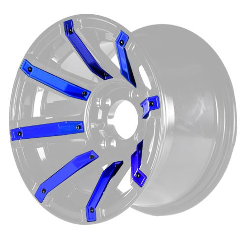 Blue Inserts for Avenger 12x7 Wheel, 19-082-BLU