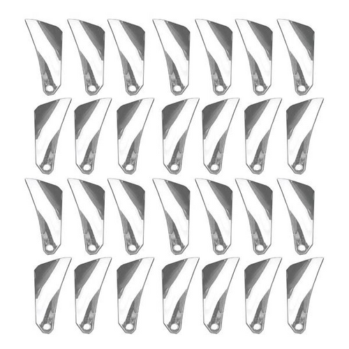 CHROME INSERTS, BLACKHAWK 14 X 7 (set of 4), 19-185-CHR