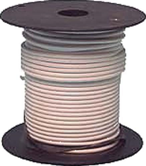 Wire White 16Ga 100' Spool, 2553, 75-218-11