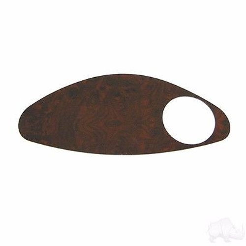 EZ-Go RXV Fleet Woodgrain Golf Cart Dash Cover Key/instrument Panel Plate, DASH-0083