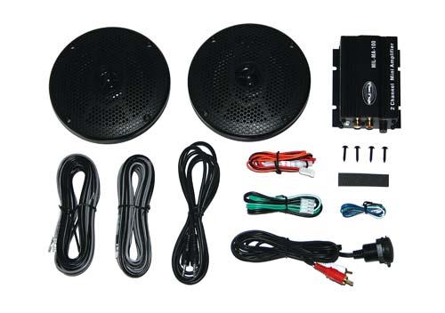 Speaker Kit W/ MP3 Mini-Plug (Universal Fit), 30733