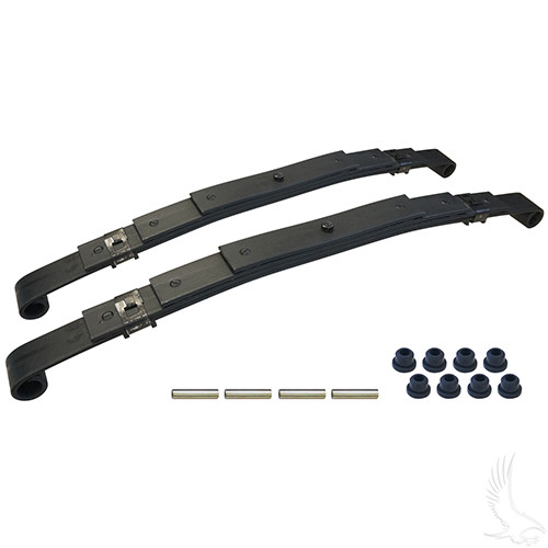 EZGO Medalist/TXT Four Leaf Heavy-Duty Rear Leaf Spring Kit for EZGO Golf Carts, SPN-2018