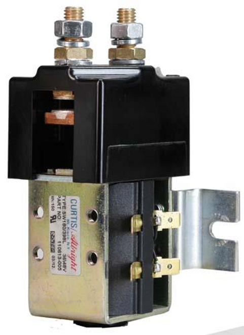 Solenoid; 48 Volt High Amp Curtis, SW180B with Bracket
