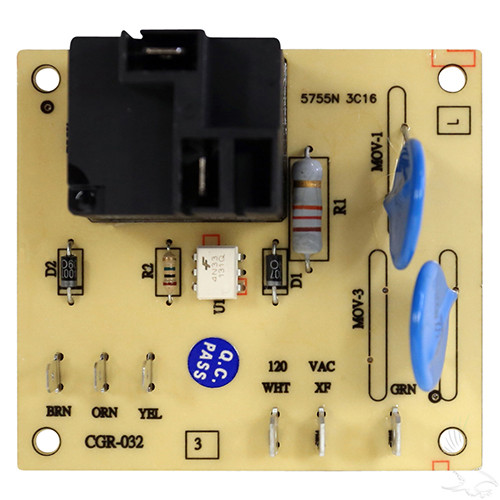 EZGO PowerWise Battery Charger Board Power Input 1994+, CGR-032, 28667G03, 10141