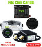 Eco Battery 36-38V 105Ah LifePo4 Club Car DS Golf Cart Lithium Battery Bundle Kit with Charger & 12V Converter, B-3110