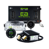 Eco Battery 70V 105Ah LifePo4 Yamaha Drive 2 Golf Cart Lithium Battery Bundle Kit with Charger & 12V Converter (2010-2013), B-3524