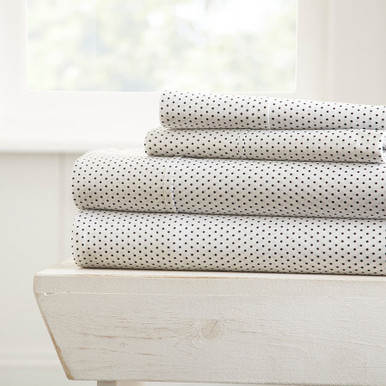 Stippled Patterned 4-Piece Sheet Set ienjoy home