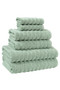 Euphoria Luxury Spa Green 6-Piece Turkish Cotton Towel Set