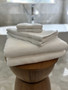 White Zero Twist Cotton Towel Set