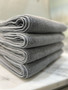 Zero Twist bath Towels in Grey