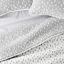 Light Gray Reversible Quilt 3 Piece Set In Painted Dots ienjoy home