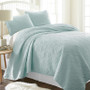 3-Piece Damask Quilted Coverlet Set ienjoy home