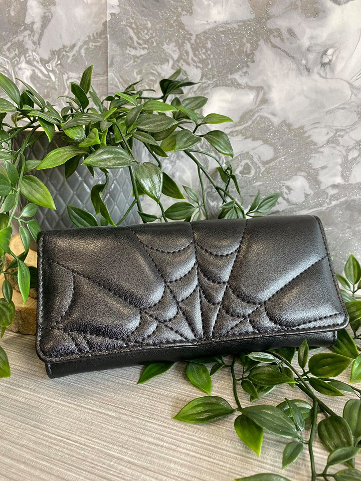 Cobweb Embellished Purse