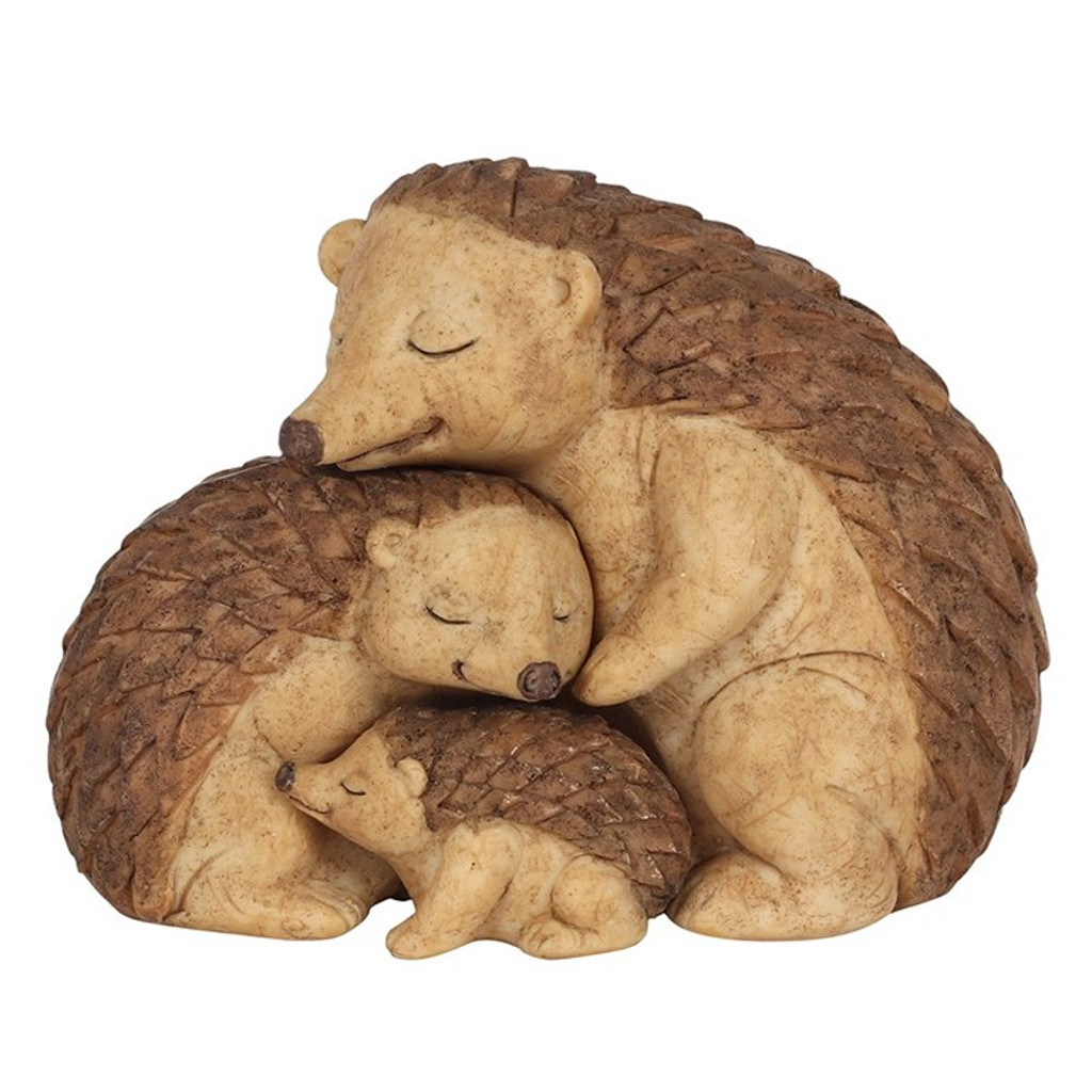 Hedgehog Family Hugs Ornament