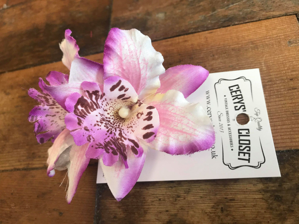 Double Lily Hair Flowers with Crocodile Clip - Light Purple