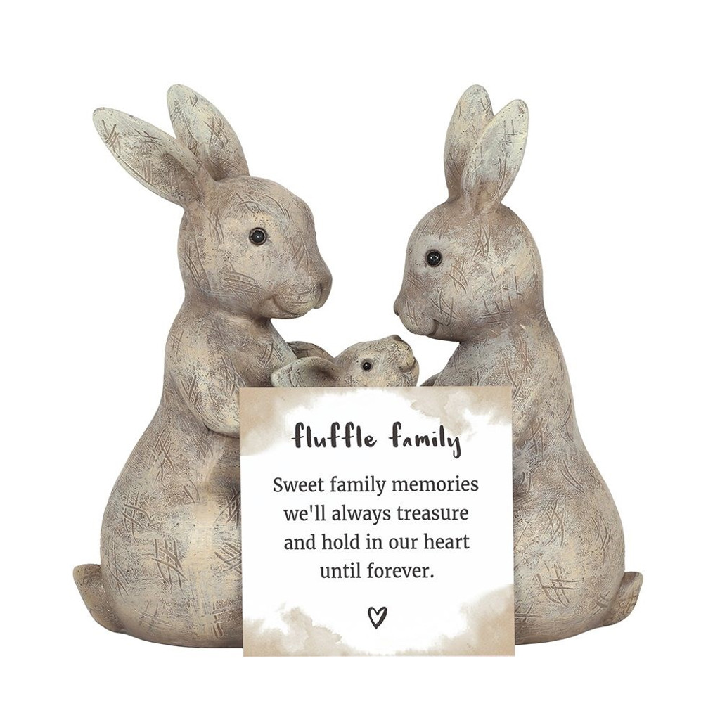 Bunny Family Hugs Ornament