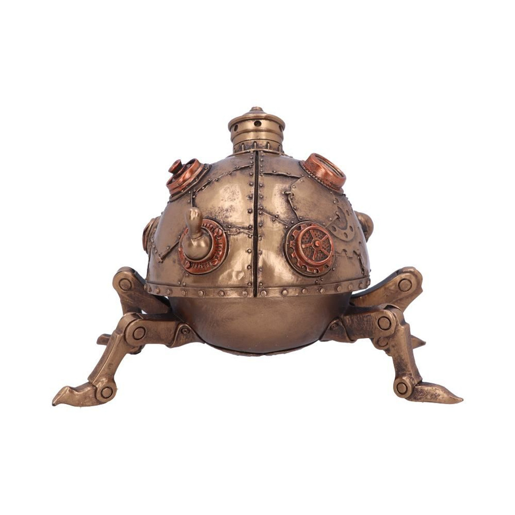 Bronze Effect Steam Punk Ladybird Bug with Gauges, Pipes and Gears