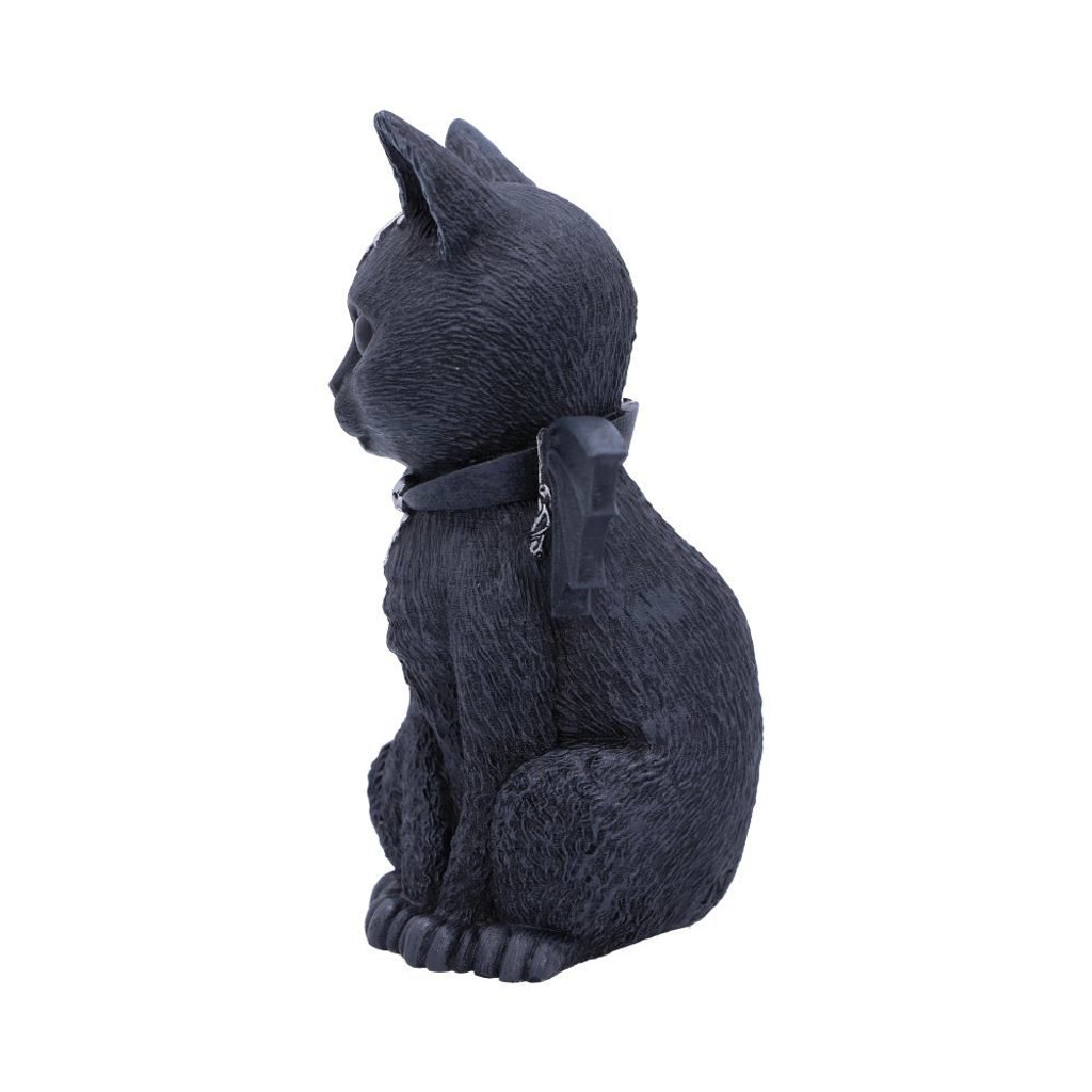 Small Malpuss Winged Black Cat Figurine