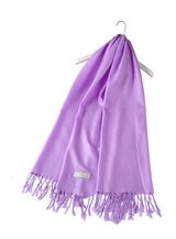 Plain Pashmina Scarf - Purple