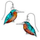 Kingfisher earrings set Paua Shell Abalone Shell