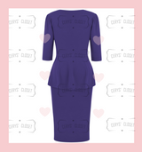 Purple Betty Bang Bang Peplum top and Pencil Skirt Combo by Cerys' Closet
Peplum Top Plus Size fashion
Pencil Skirt
Separates but when worn together they make an amazing dress, 3 looks in 1