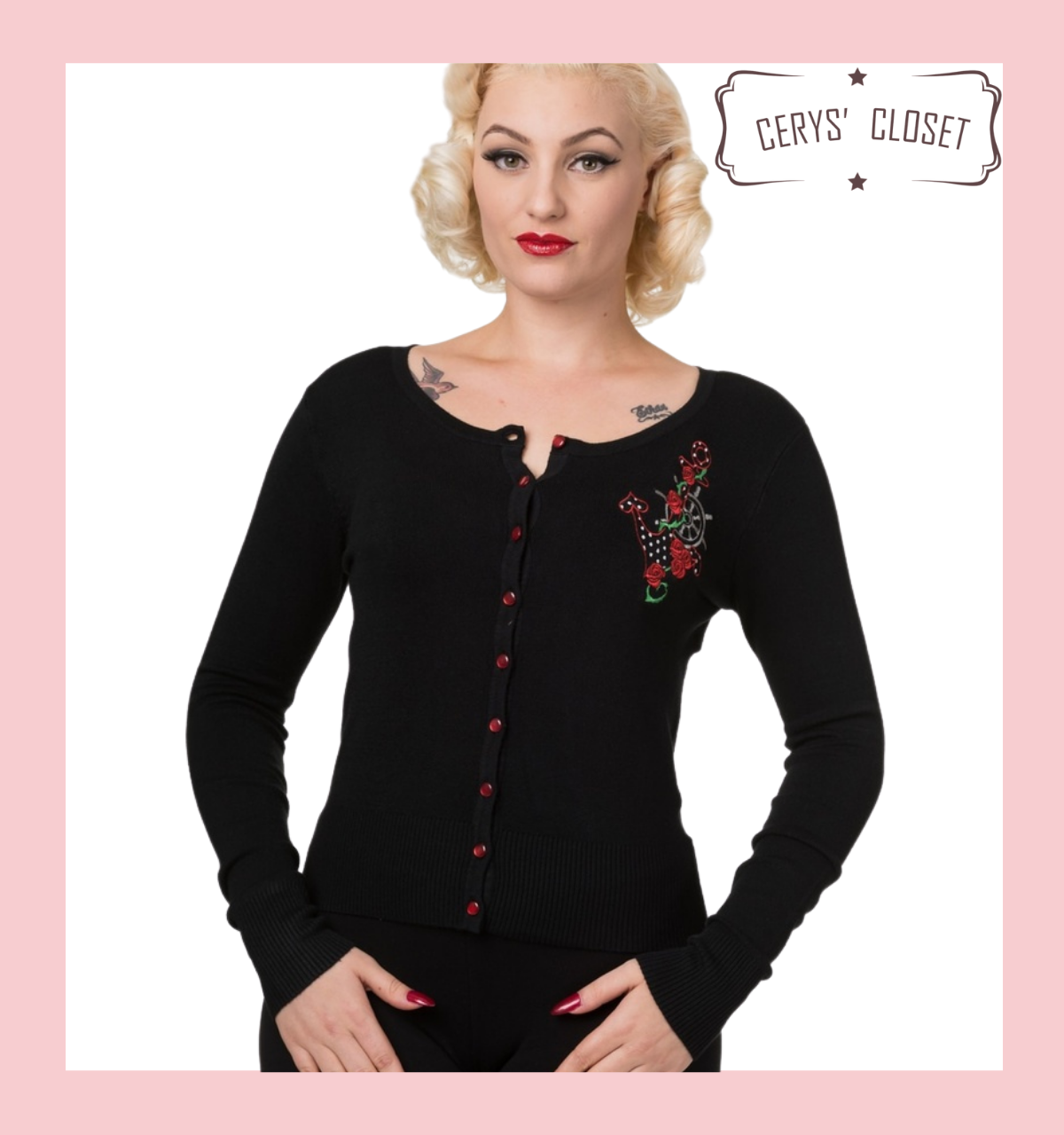 cardigans with embellishments