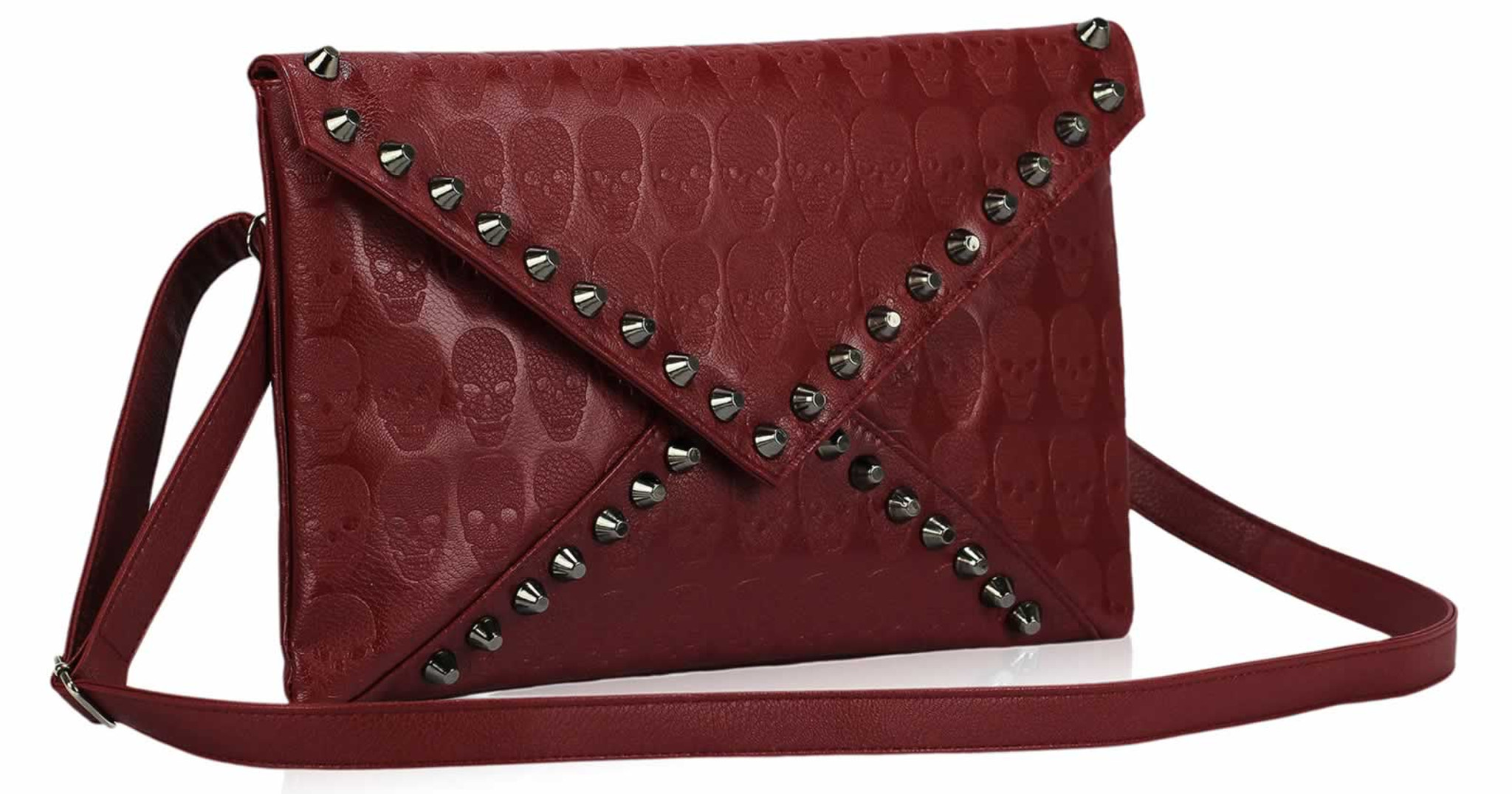 Studded 2025 envelope clutch