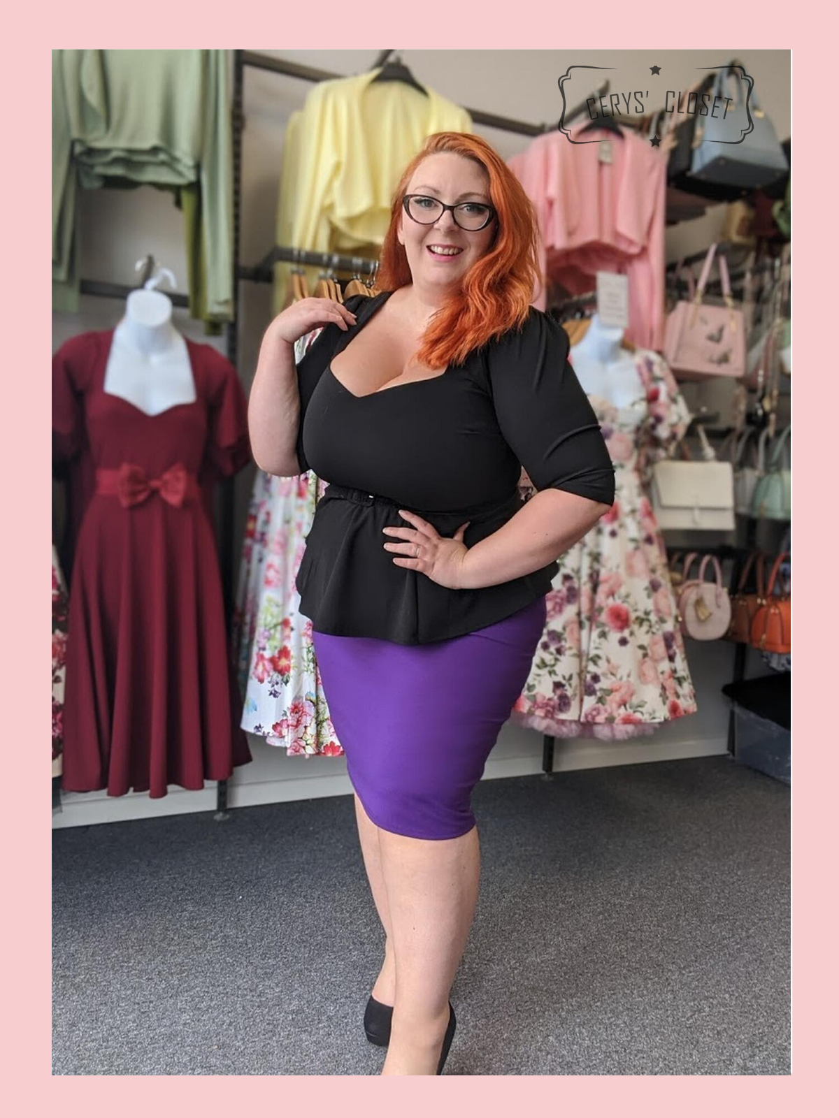 bbw in pencil skirt