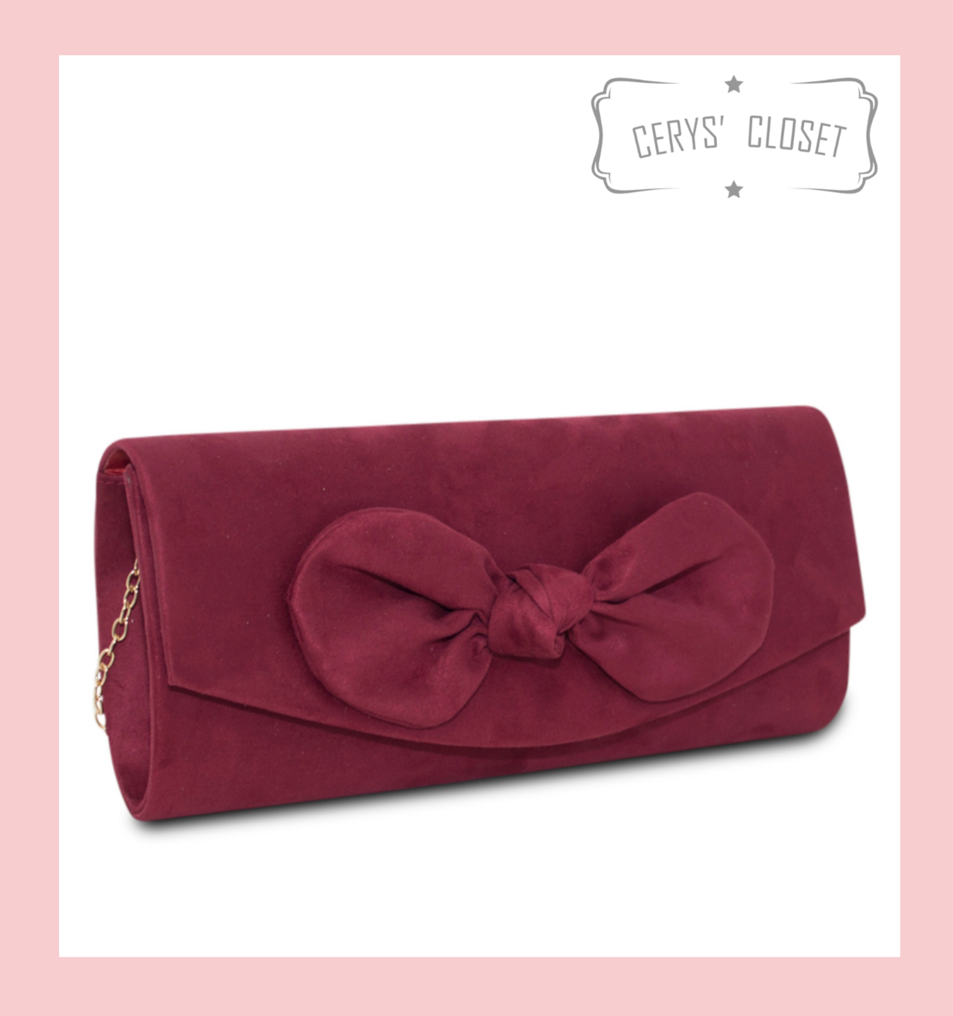 True Decadence ruched bow clutch bag in off white | ASOS