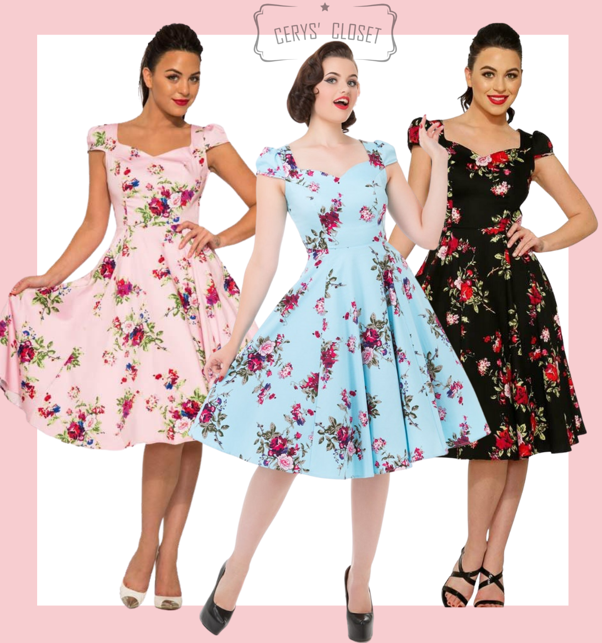 rockabilly swing dresses