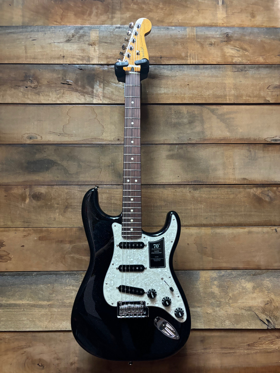 Fender Stratocaster ブラック + BOSS GT-1 Fender 70th Anniversary Player Stratocaster Nebula Noir