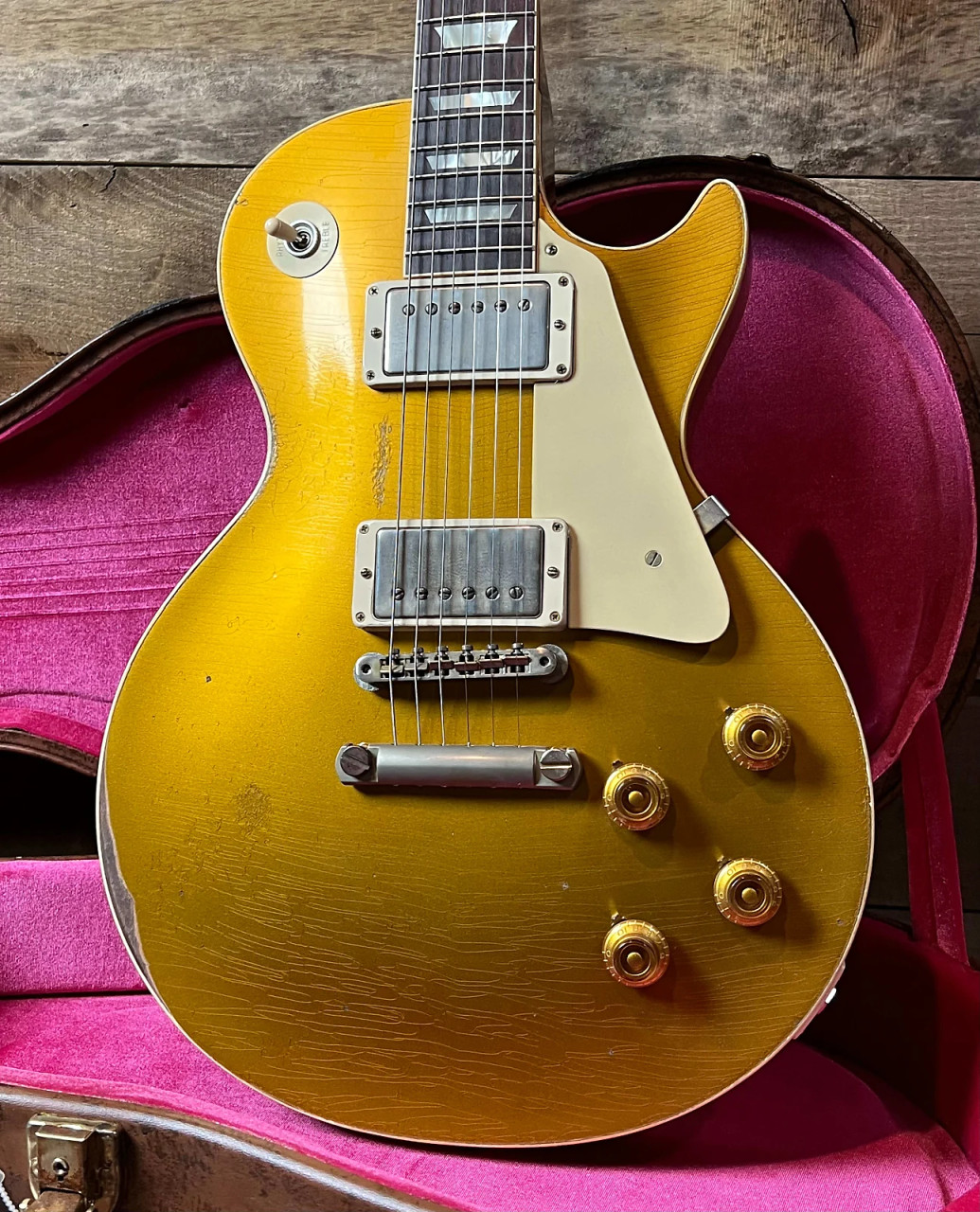 2023 Gibson Custom 1957 Les Paul Goldtop Reissue R7 - Murphy Lab Ultra  Heavy Aged - Double Gold