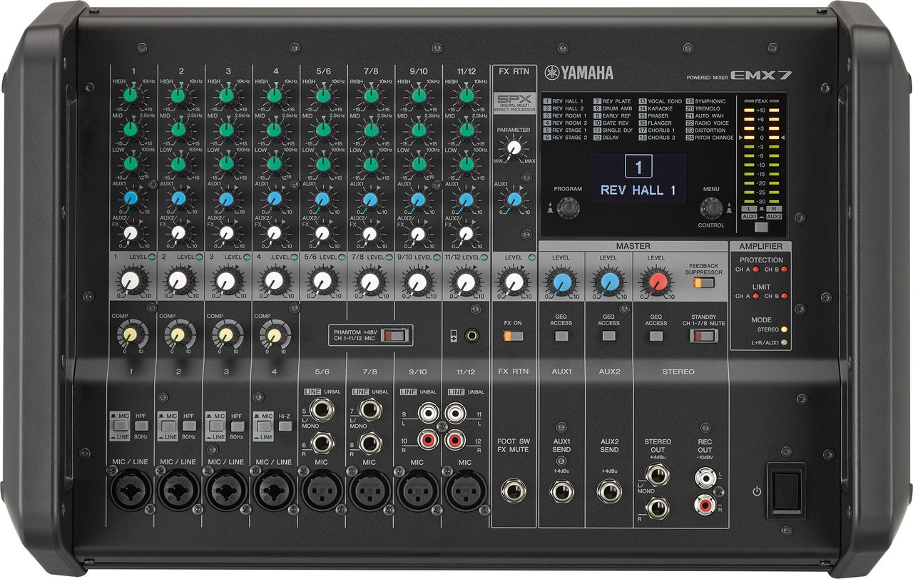 Yamaha EMX7 Powered Mixer