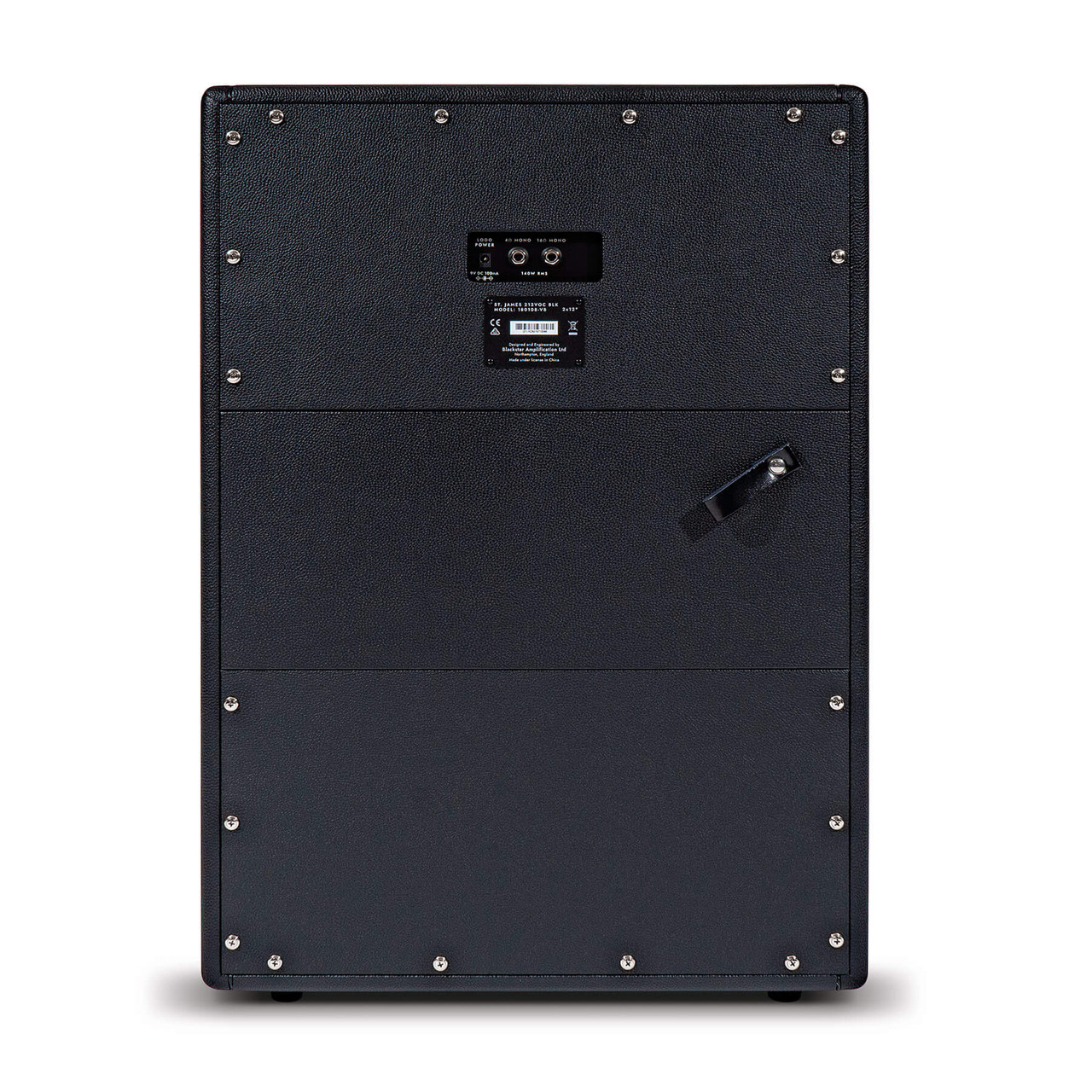KABAブラック38 Blackstar St. James 2x12 Vertical Speaker Cabinet - Black - Moms Music