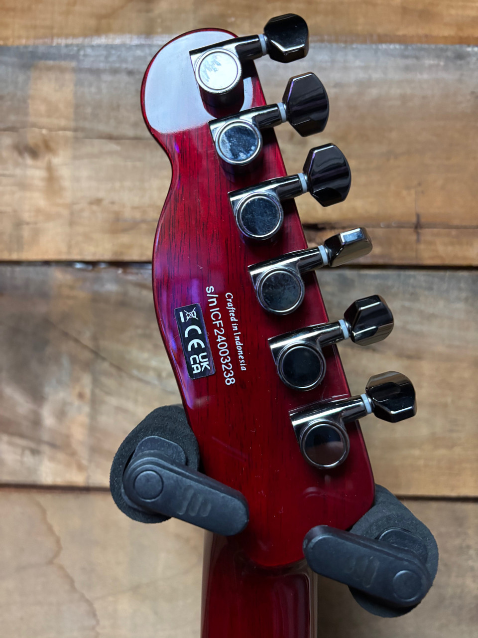 Fender Telecaster Custom FMT HH Crimson Red Transparent