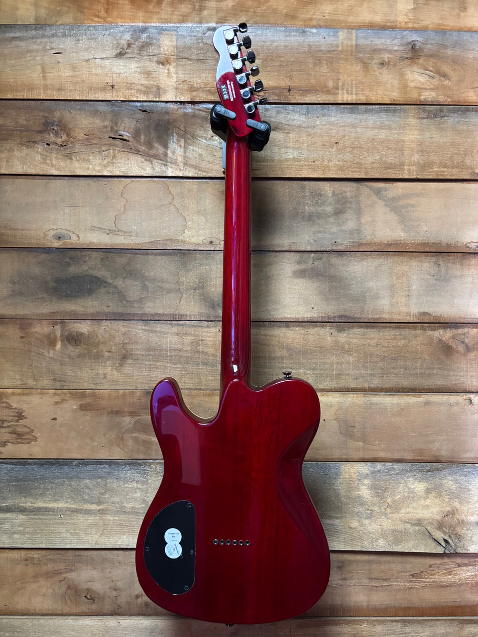 ギター Fender Custom Telecaster FMT HH RED Fender Telecaster Custom FMT HH Crimson Red Transparent