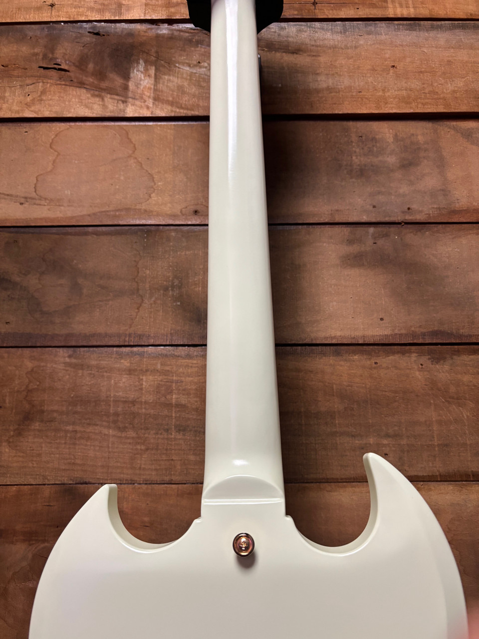 Epiphone Inspired by 63 Les Paul Custom Maestro Classic White w/case
